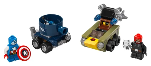 Scatola LEGO 76065 Mighty Micros: Captain America contro Teschio Rosso