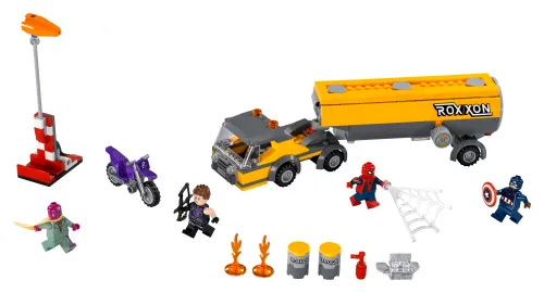 Boîte LEGO 76067 Le démontage du camion-citerne