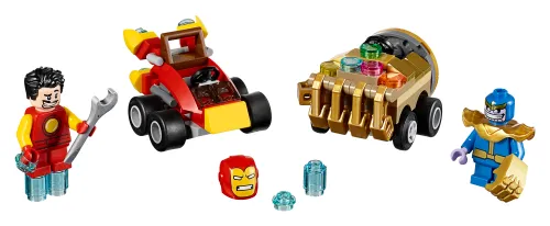 Scatola LEGO 76072 Mighty Micros: Iron Man contro Thanos