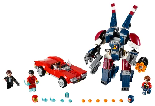 Scatola LEGO 76077 Iron Man: l'attacco di Detroit Steel