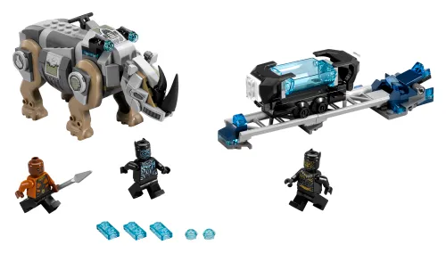 Boîte LEGO 76099 Black Panther contre Killmonger : le combat dans la mine