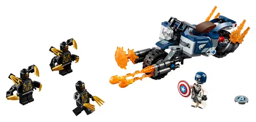 LEGO-Verpackung 76123 Captain America: Outrider-Attacke