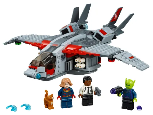 Boîte LEGO 76127 Captain Marvel et l’attaque du Skrull