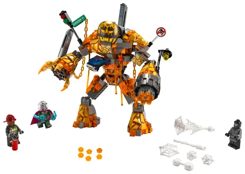 Boîte LEGO 76128 Spider-Man et la bataille de l'Homme de métal