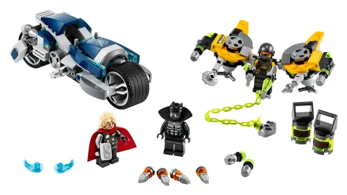 LEGO-Verpackung 76142 Avengers Speeder-Bike Attacke