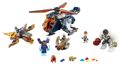 Boîte LEGO 76144 L'hélicoptère des Avengers