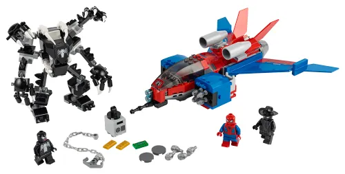 LEGO box 76150 Spiderjet vs. Venom Mech
