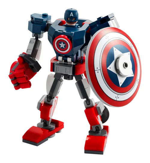 LEGO box 76168 Captain America Mech Armor