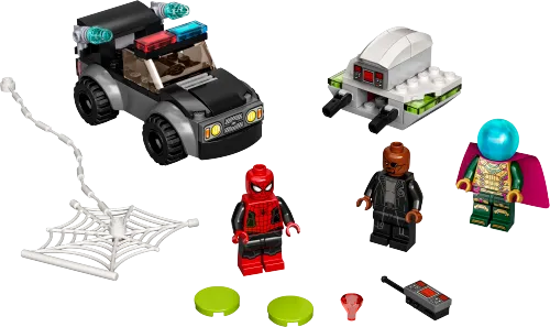 Scatola LEGO 76184 Spider-Man e l’attacco con il drone di Mysterio