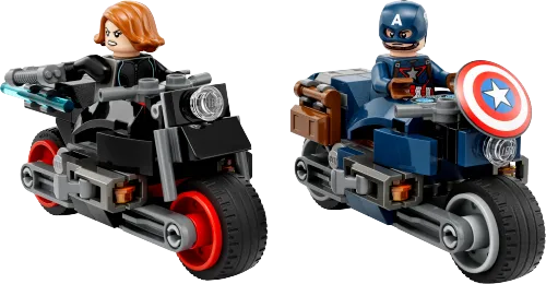 Boîte LEGO 76260 Les motos de Black Widow et de Captain America
