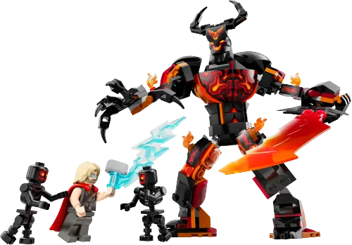 Boîte LEGO 76289 Figurine de Thor contre Surtur à construire