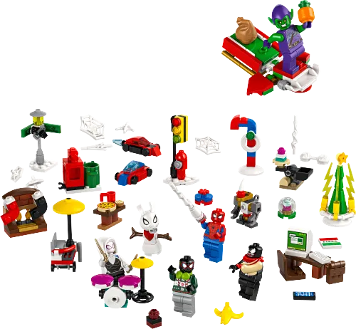 Boîte LEGO 76293 Calendrier de l’Avent Spider-Man 2024