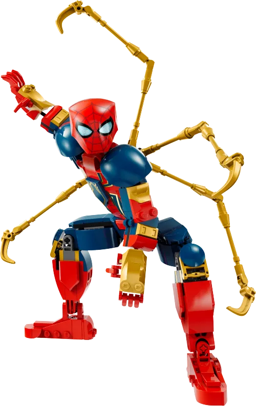Boîte LEGO 76298 Figurine d’Iron Spider-Man à construire
