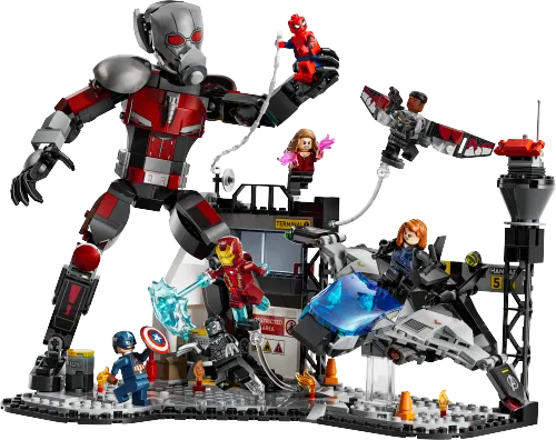 LEGO box 76314 Captain America: Civil War Action Battle