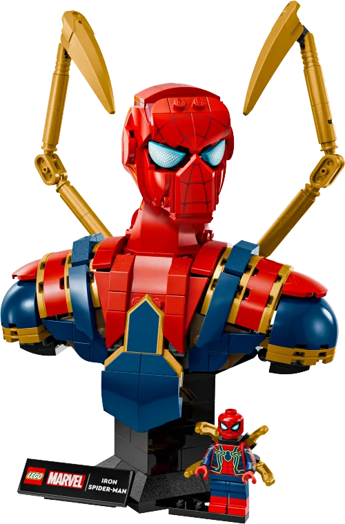 LEGO box 76326 Iron Spider-Man Bust