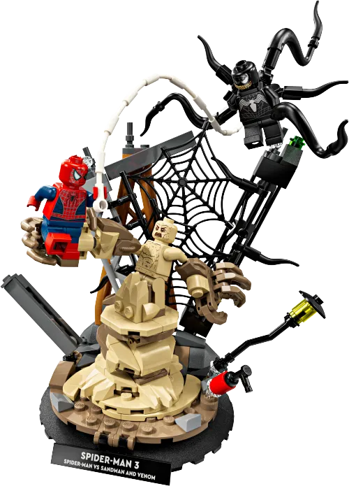 Scatola LEGO 76334 Battaglia epica: Spider-Man vs. Sandman