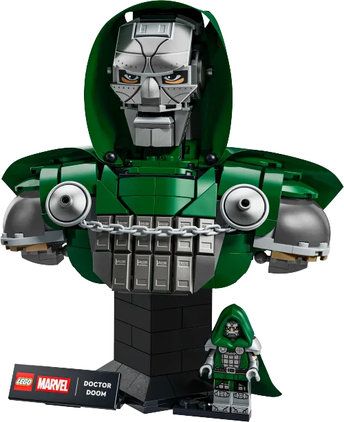 Scatola LEGO 76345 Busto del Dottor Destino
