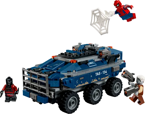 Scatola LEGO 76349 Spider-Man: Inseguimento del trasportatore di detenuti