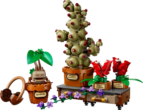 LEGO box 76474 Hogwarts™ Herbology Plants