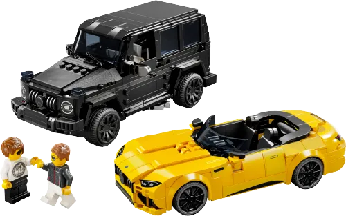 Caja de LEGO 76924 Mercedes-AMG G 63 y Mercedes-AMG SL 63