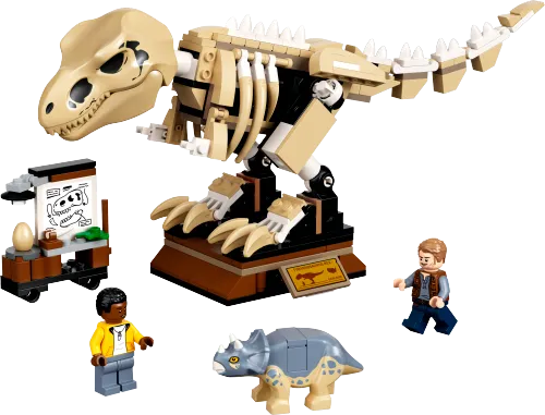 Scatola LEGO 76940 La mostra del fossile di dinosauro T. Rex