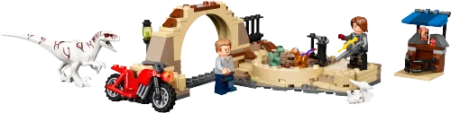 Scatola LEGO 76945 Atrociraptor: inseguimento sulla moto