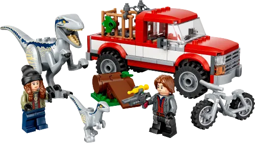 Scatola LEGO 76946 La cattura dei Velociraptor Blue e Beta