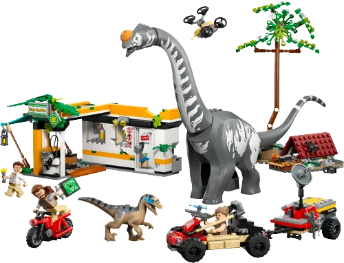 Scatola LEGO 76973 Alla ricerca del Raptor e del Titanosauro