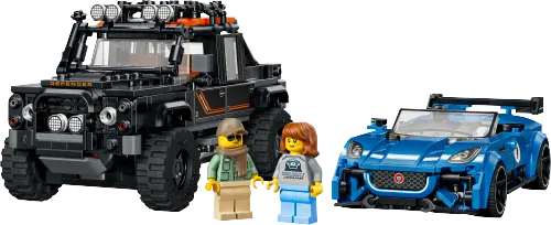 LEGO box 77264 Jaguar Project 7 & Land Rover Defender
