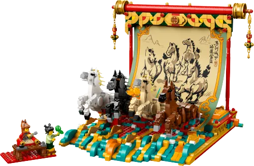 LEGO box 80119 Galloping Horses Canvas